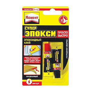 Момент СУПЕР ЭПОКСИ, 2х6 мл тюб (10/40)
